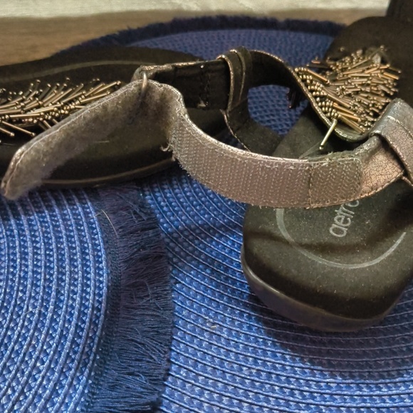 Aetrex Thong Sandal, black, size 9 - 9.5 - Picture 5 of 11